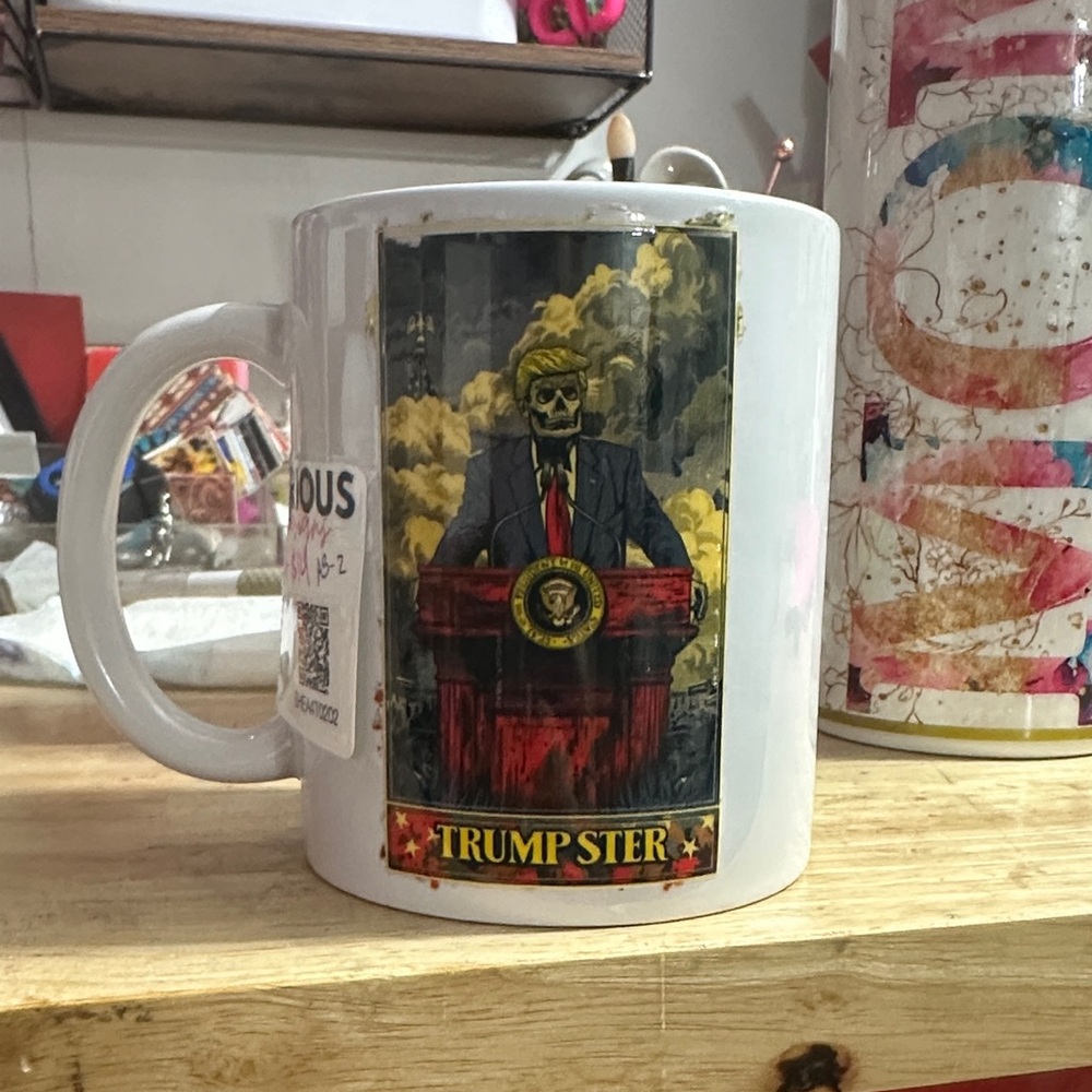 Trumpster White Ceramic Mug